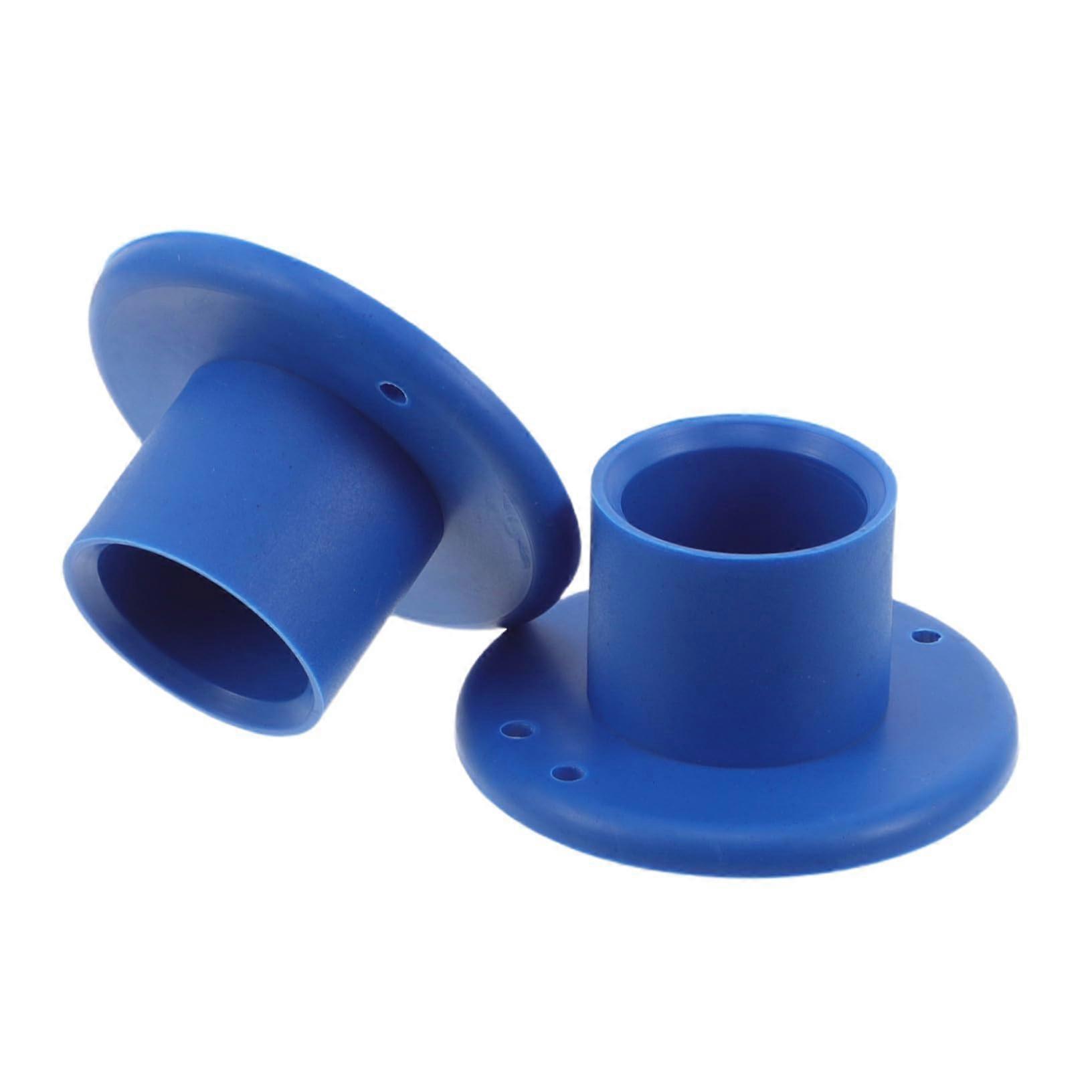 2pcs Blue Rubber Golf Practice Tees for Mats Driving Range Training Stable Design Improved Accuracy