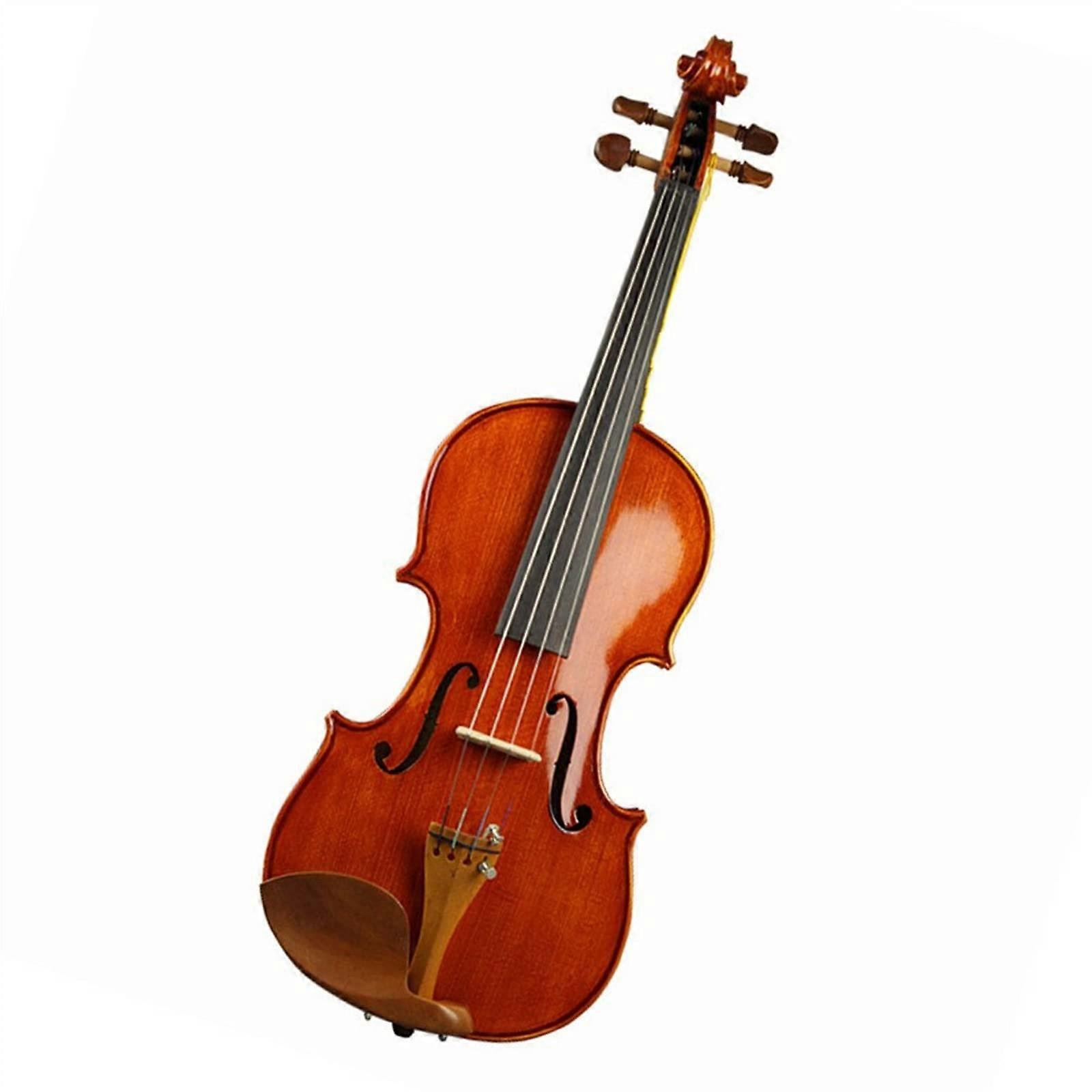 Beginner Violin with Tiger Stripe Finish, Clear Balanced Tone, StudentFriendly Setup