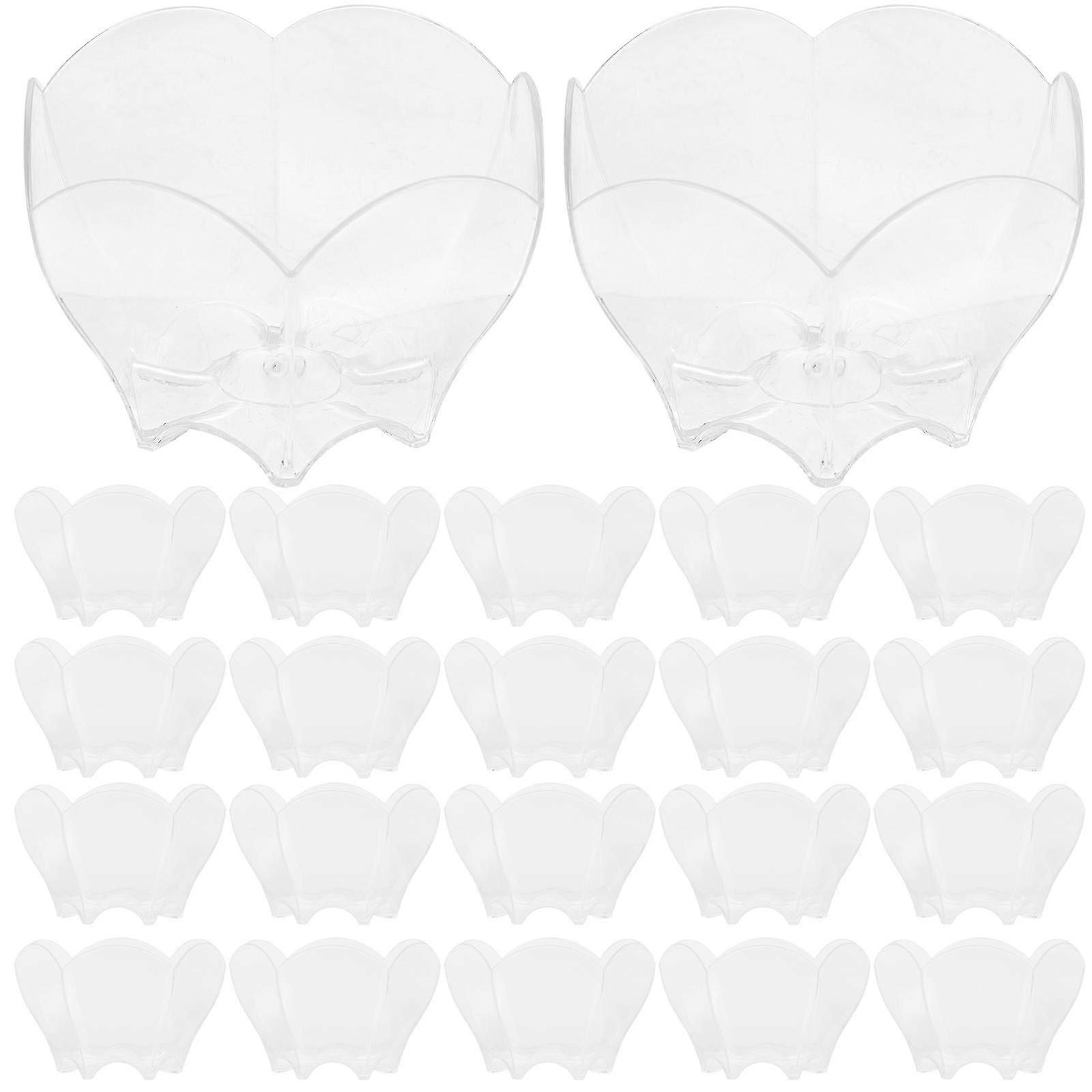 24pcs Clear 90ml Dessert Cups for Pudding, Ice Cream, Mousse