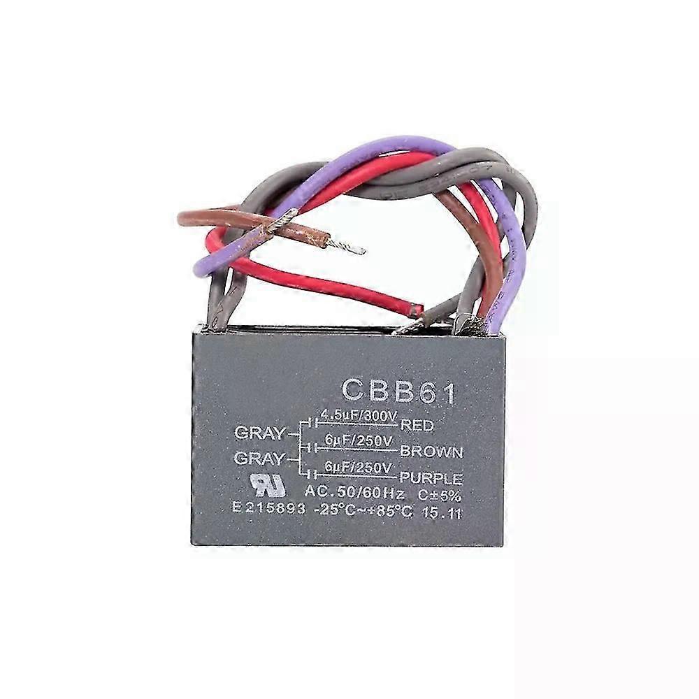 CBB61 Ceiling Fan Capacitor 5 Wire 5 Speed Starting Capacitor