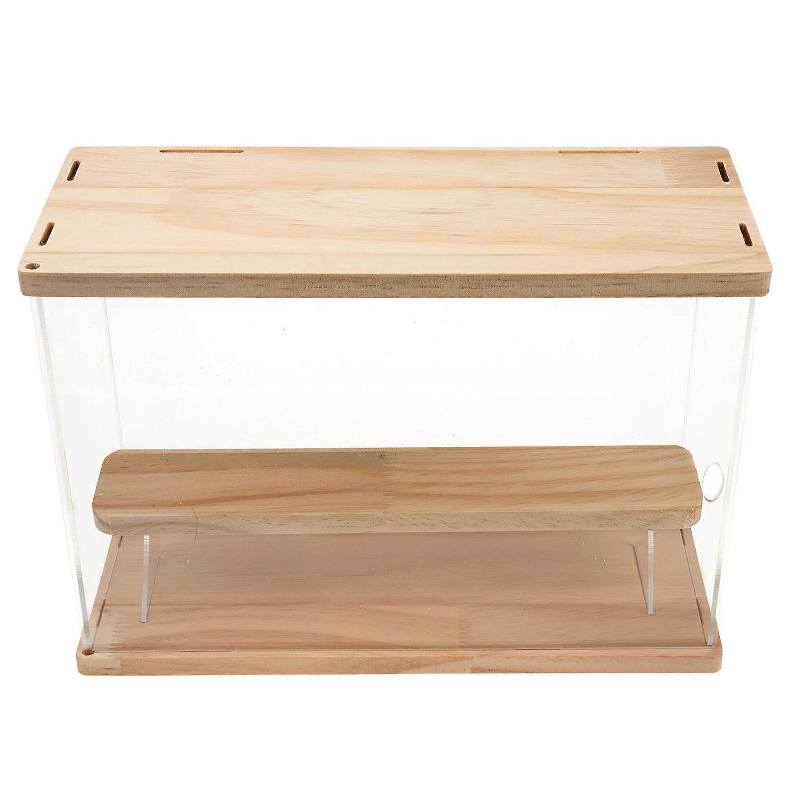 Acrylic Display Case 2 Layers for Storage Organizer 2Pcs