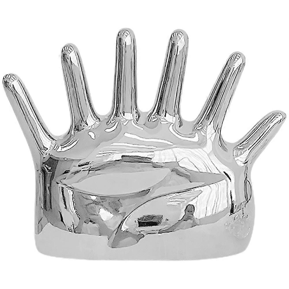 Ceramic Hand Ring Holder Stand for Storage Silver Ring Organizer