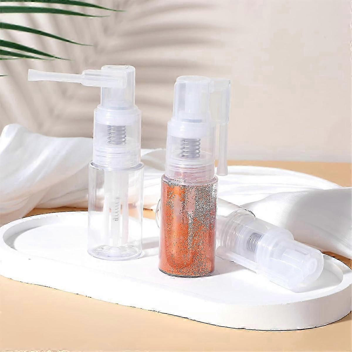 2026 Suitable 3Pcs Glitter Duster Sprayer, 35ml Transparent Glitter Duster