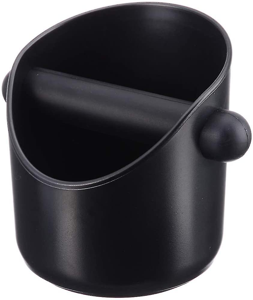 Coffee Grounds Bucket, Plastic Coffee Grinding Waste Container, Black