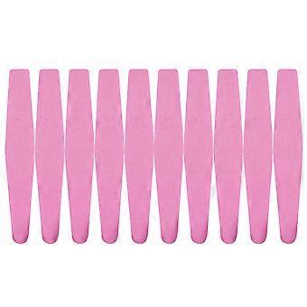Maniküre-Nagelfeile mit mattiertem Streifen zum Polieren der Nägel (1 Set, Klebeset)