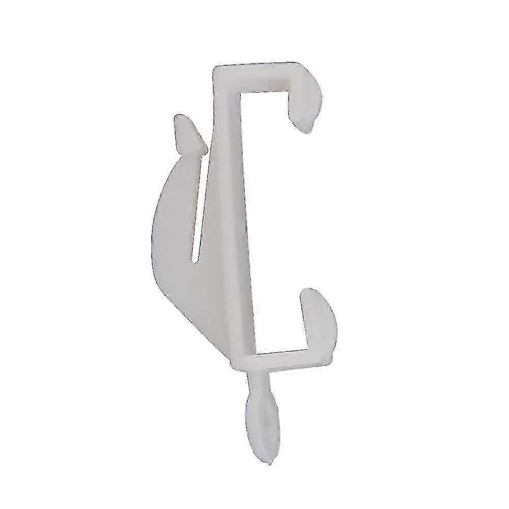 40Pcs Window Curtain Rod Slide Rail Track Glider Drape Pole Runner Loop Hook