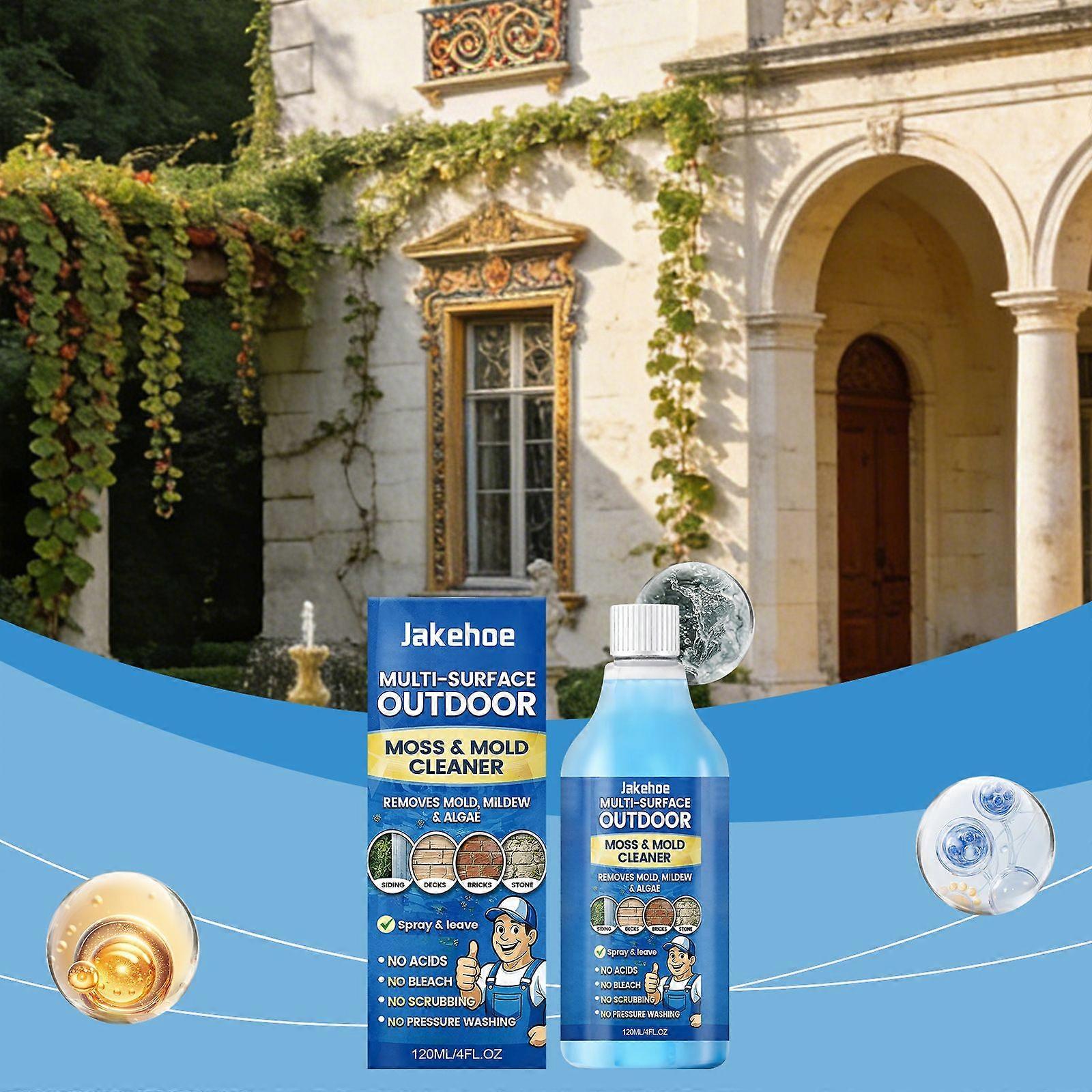 Detergente multiuso per esterni contro muschio e muffa (120 ml)