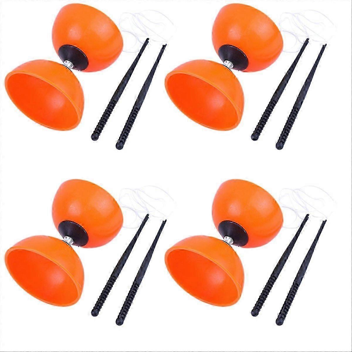 Double-Headed Shaking Rod Diabolo orange