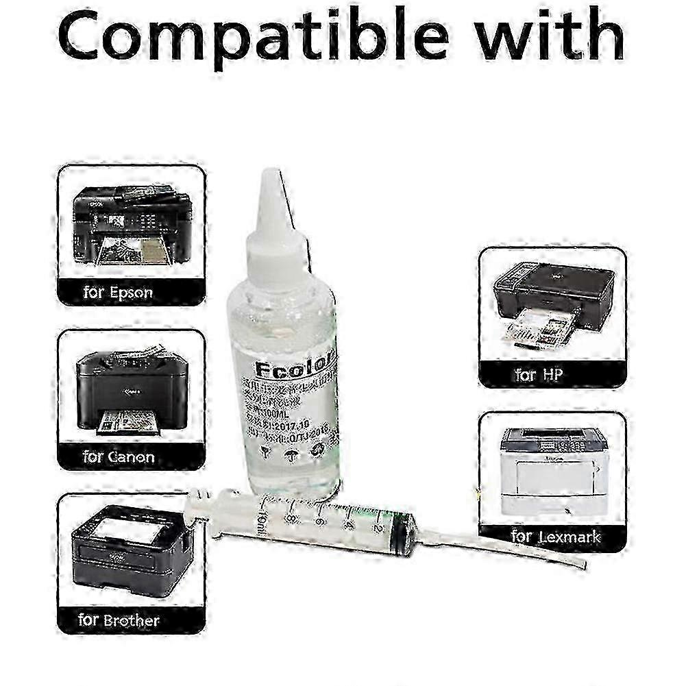 Epson Printer Head Cleaning Kit: Flush Cleaner for Unblocking Print