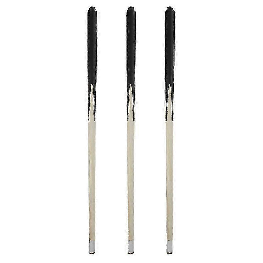 3Pcs Holz Billard Queue Short Pool Queue Kinder Hartholz Billard Queue Stick
