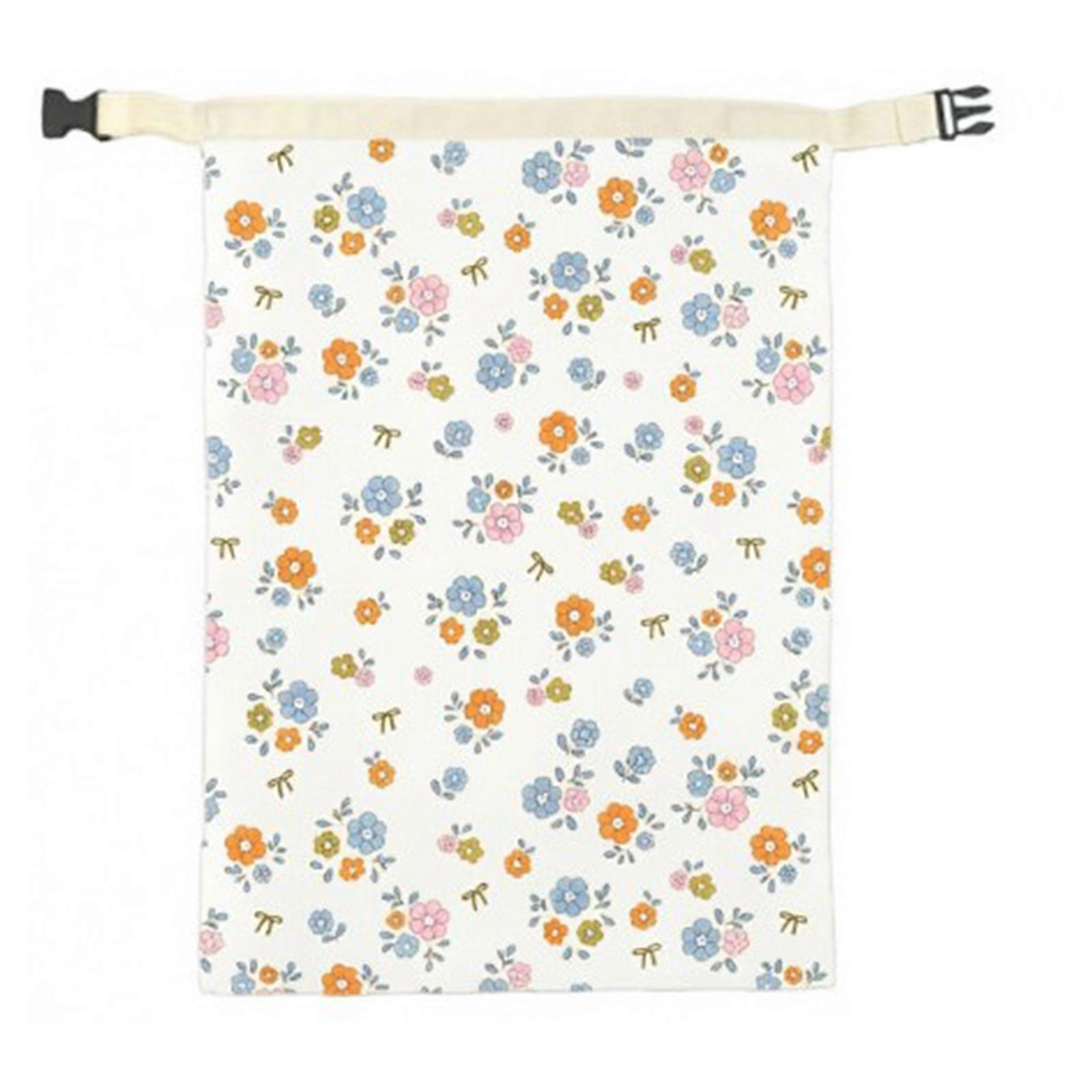 Multifunctional Cotton Food Storage Solution With Interchangeable Wax Lining And Quick Access Drawstring Multicolor