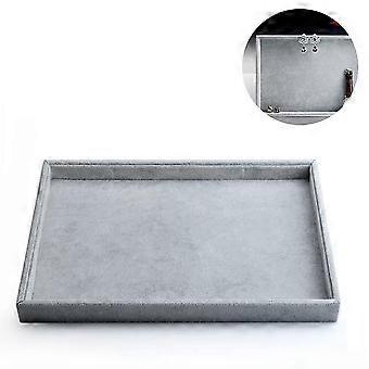 Jewellery Tray Soft Velvet Jewellery Box Ring Box Scratch-resistant Jewellery Display Jewellery Storage For Watch Necklace Earrings Bracelet Cufflinks