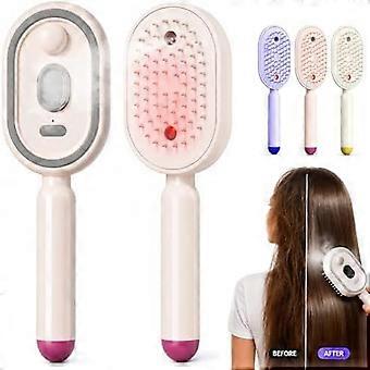 Exquisite Electric Spray Air Cushion Comb for Women, 4-in-1 Steam Hair Brush with Mist Spray, Rechargeable Electric Hair Brush, Anti-Static Detangling