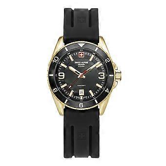 Swiss Alpine Military Men's Watch Analog Quartz 7034.1817SAM Silicone