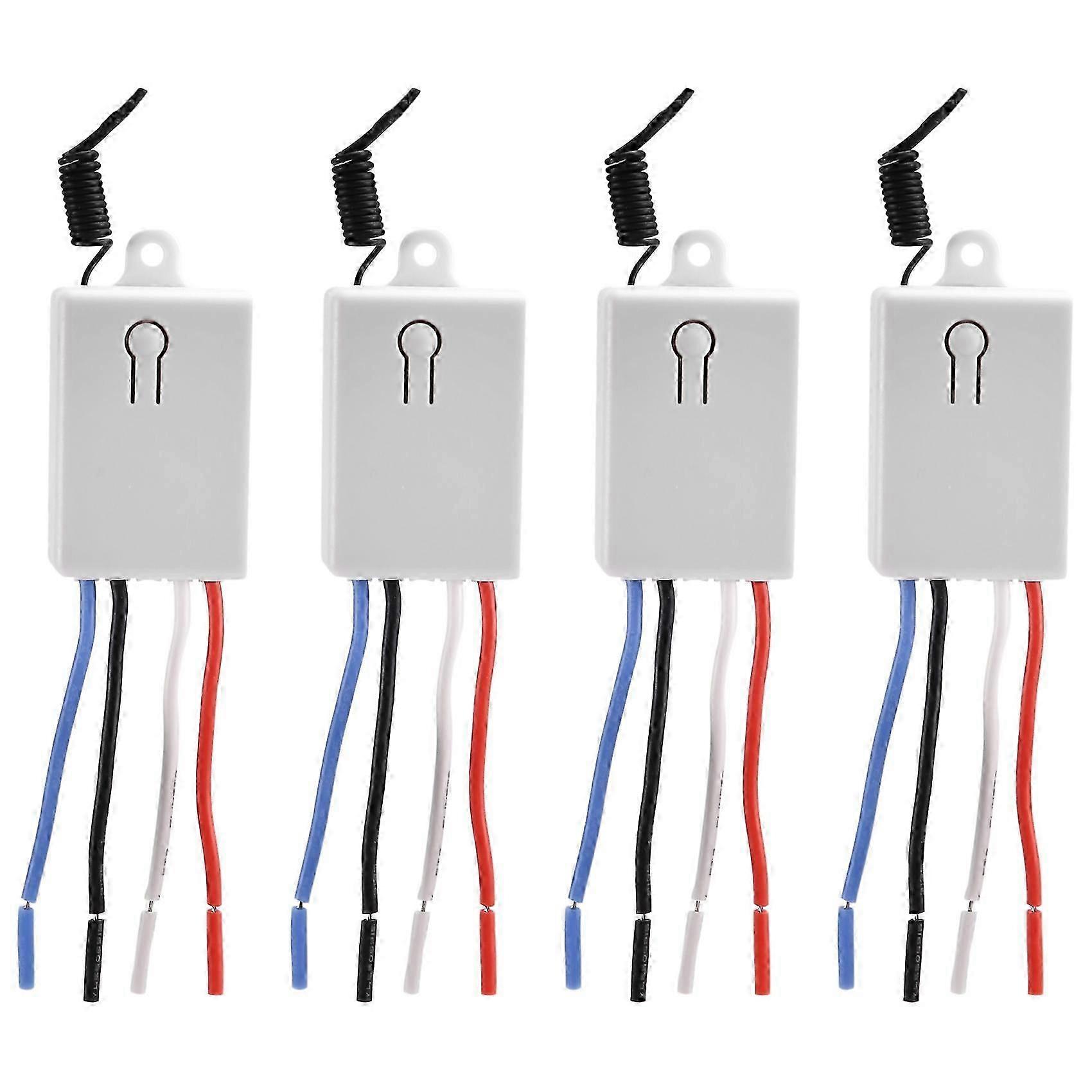 LED Light Wireless Remote Control Switch Receiver Wiring-Free Wireless Smart Switch