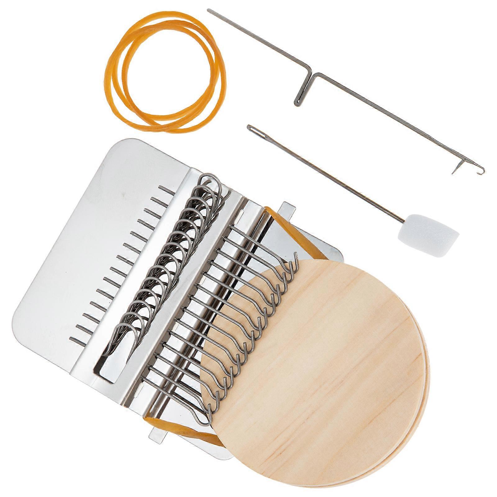 Knitting Tool Mini Loom Weaving Tool for Home 1Set Adjustable Kit