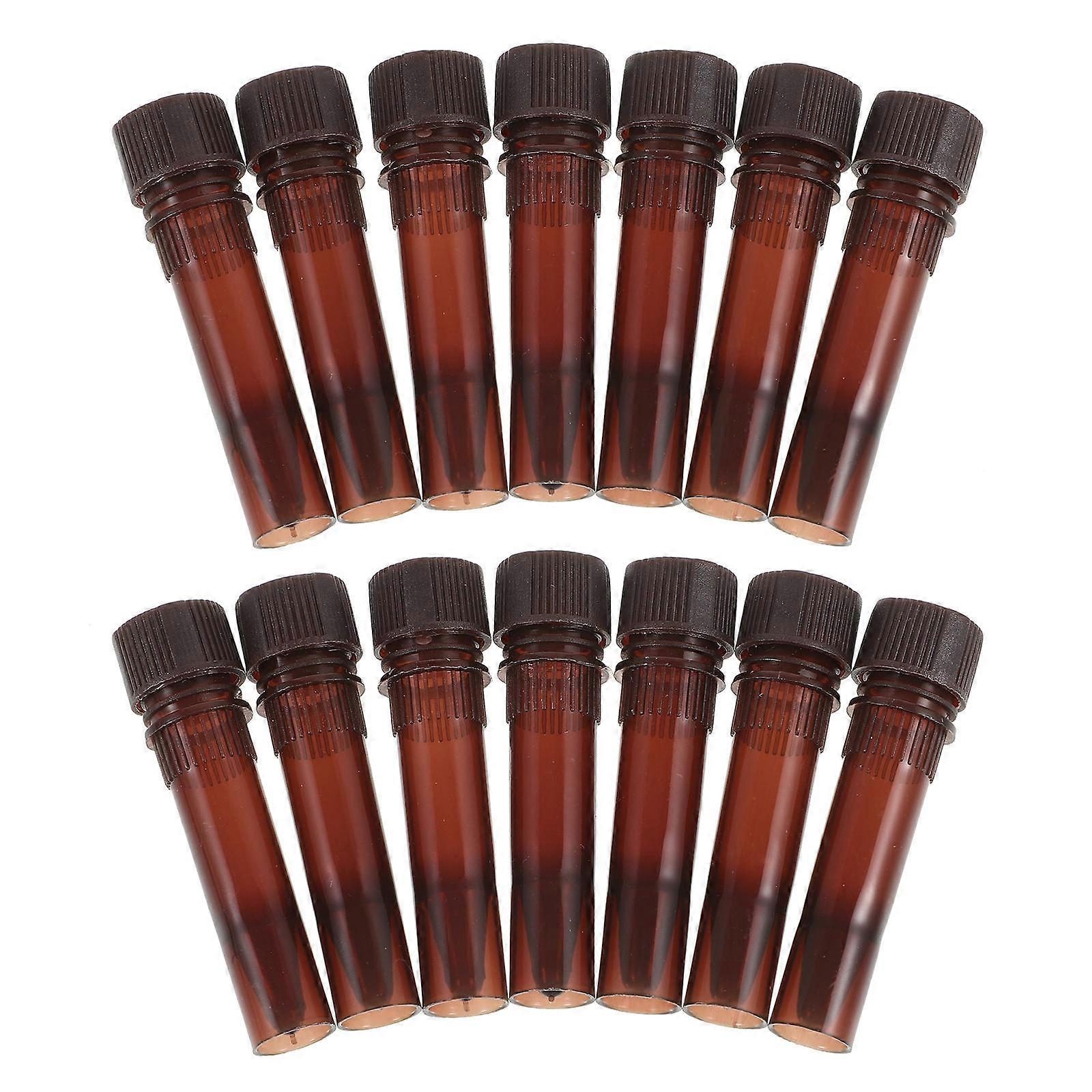 20Pcs Sampling Tubes Test Tubes Test Vials Storage Containers Lightproof Tube for Sample Testing