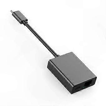 4K USB C to Ethernet Adapter compatible with TV Docking, Plug and Play with PD Charging Support