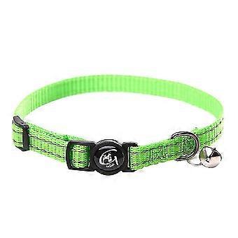 Glänzendes, reflektierendes Sicherheitshalsband mit Glöckchen und Schnalle für verstellbare Größe, geeignet für Katzen, Hunde und Welpen.