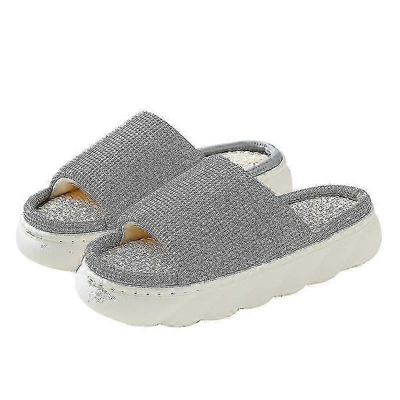 Linen Slippers compatible with Women's