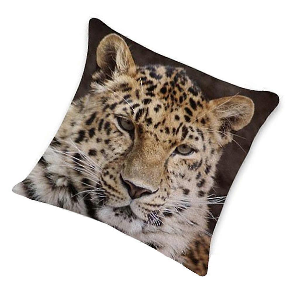 Pillow Cover for Sofa Decorative Leopard Pattern Pillowcase