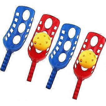 Scoop Ball Spil, 2 Sæt Scoop Ball Letvægts Kast og Fang Sæt Spil, Launcher Scoop Ball Spil til Børn Udendørs Sport Strand
