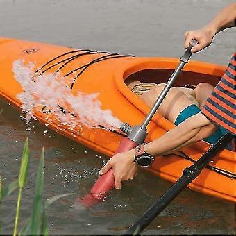 Kayak Bilge Pump, Floating Hand Pump, Manual Bilge Water Pump, Portable compatible with Kayak Canoe And Boat Accessories (red)