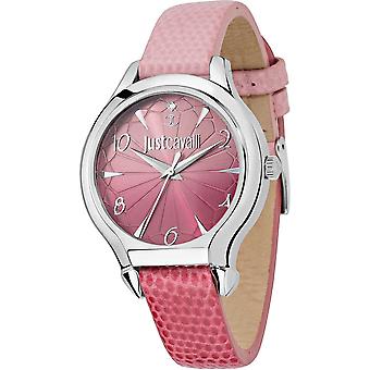 Just cavalli watches hook j Quartz Analog Women's Watch with Cowhide Bracelet R7251533502
