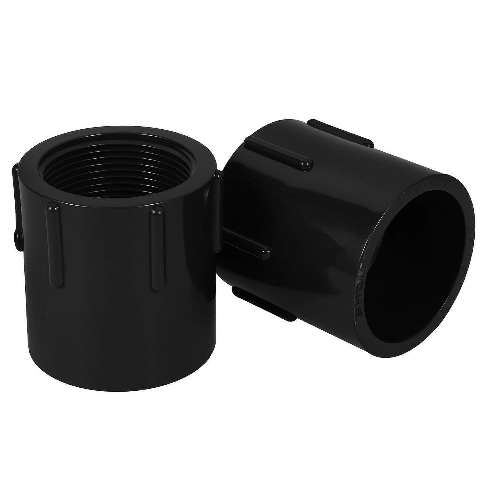 Pvc Pipe Fitting Adapter Water Purification Temperature Resistance 2Set
