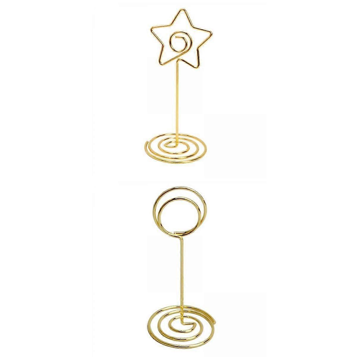 2Pcs Number Holder Card Holder Note Clip for Desktop