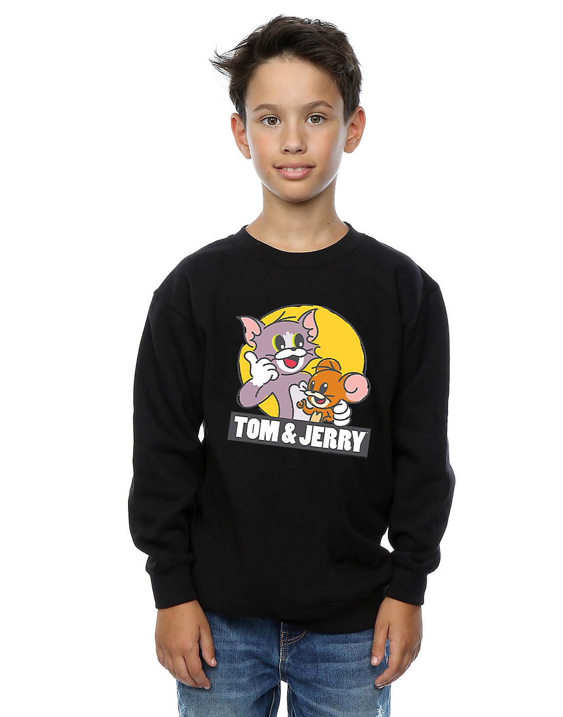 Tom And Jerry Boys Sketch Logo Sweatshirt