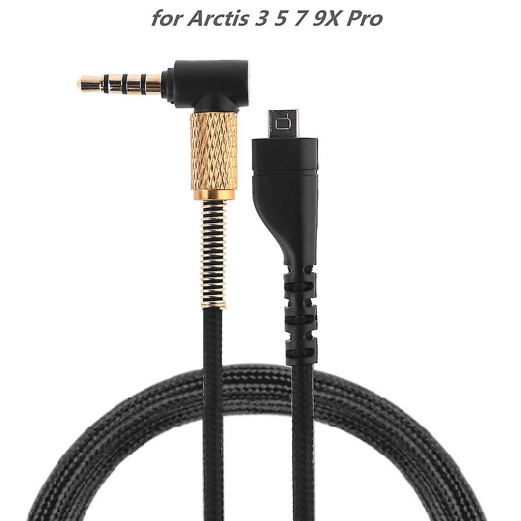 Headphone Microphone Cable Cord 3.5mm Interface for Arctis 3 5 7 9X Pro