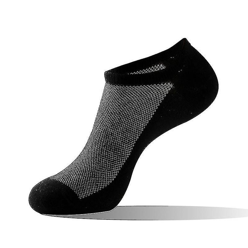 thumbnail image 1 of Calcetines invisibles para hombre/mujer, tobillo de corte bajo, invisibles, antideslizantes, finos, transpirables, calcetines casuales, $ the Men's 6/5 pares de equipo de trabajo con amortig, 1 of 5