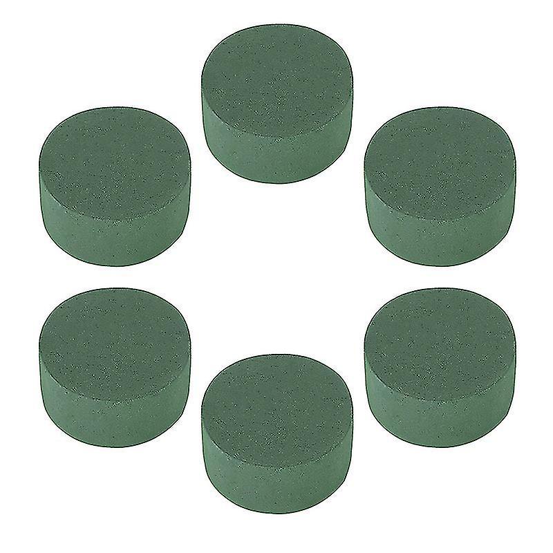 12X12x4cm Green Vase Fillers & Table Scatters 6pcs Practical Round Design Floral Flower Arrangement