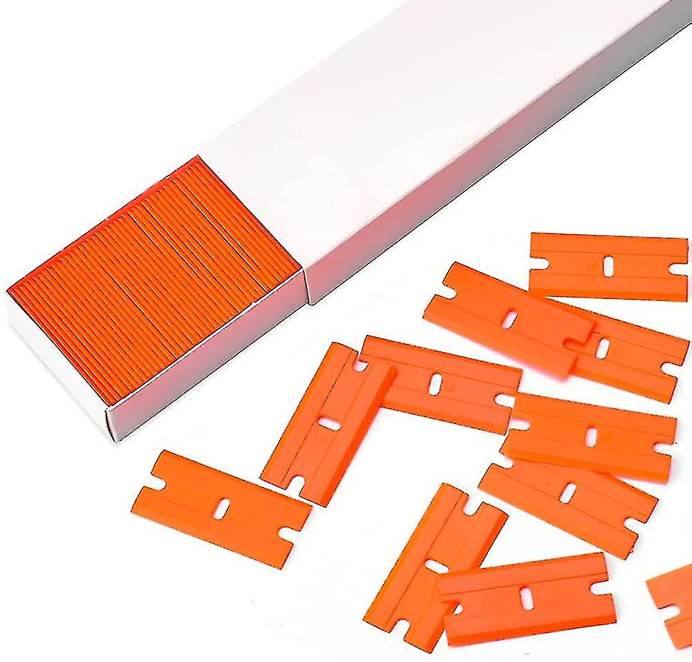 100 Piece Plastic Glass Scraper Replacement, Scraper Hob, Car Decals