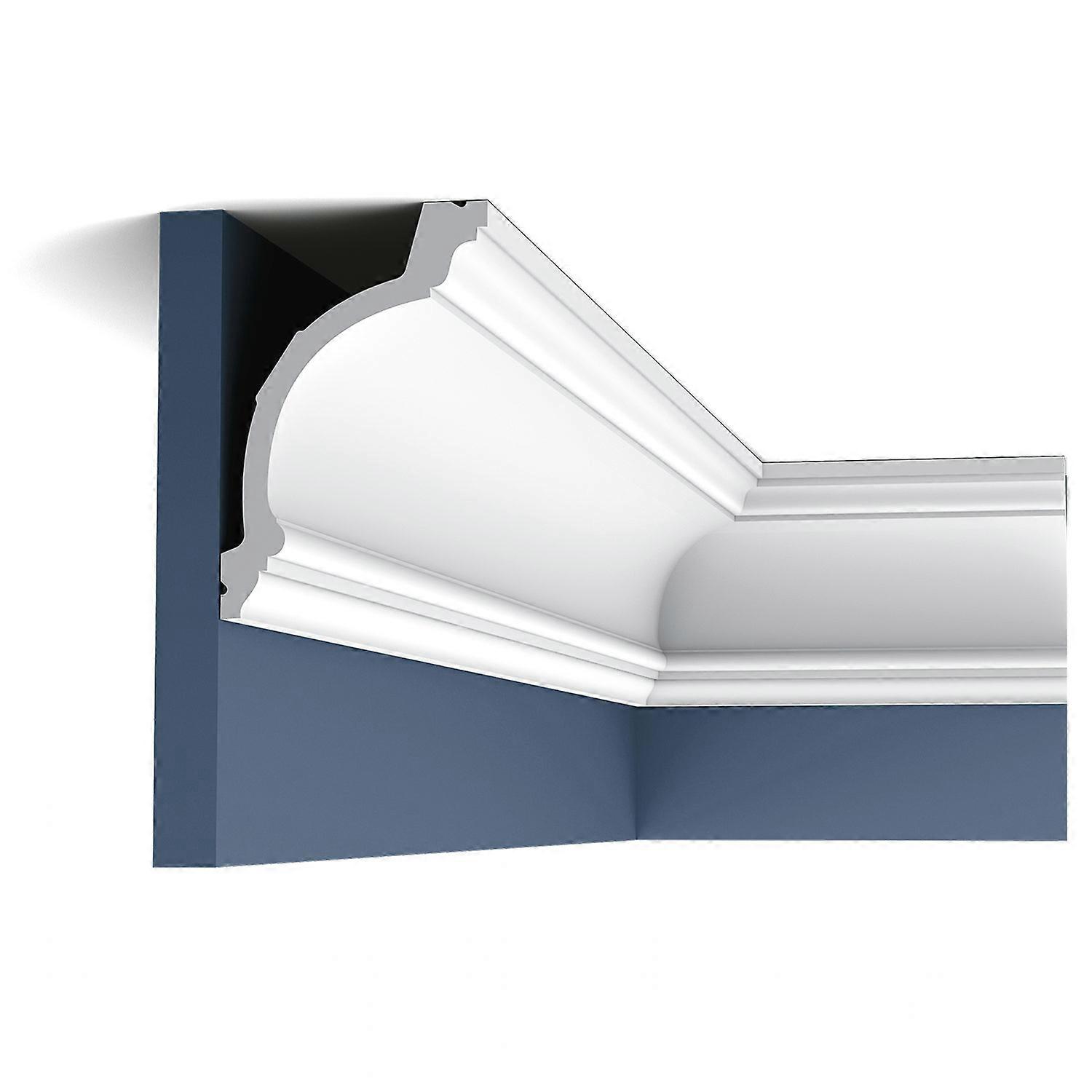 Orac Decor 1 x Cornice moulding C217 LUXXUS white Purotouch® pre-primed lightweight, sturdy, dimensionally stable
