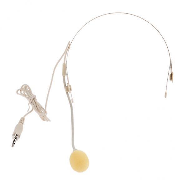 10xDouble Earhook Headset Back Blectret Headworn Microphone Upright Type Plug