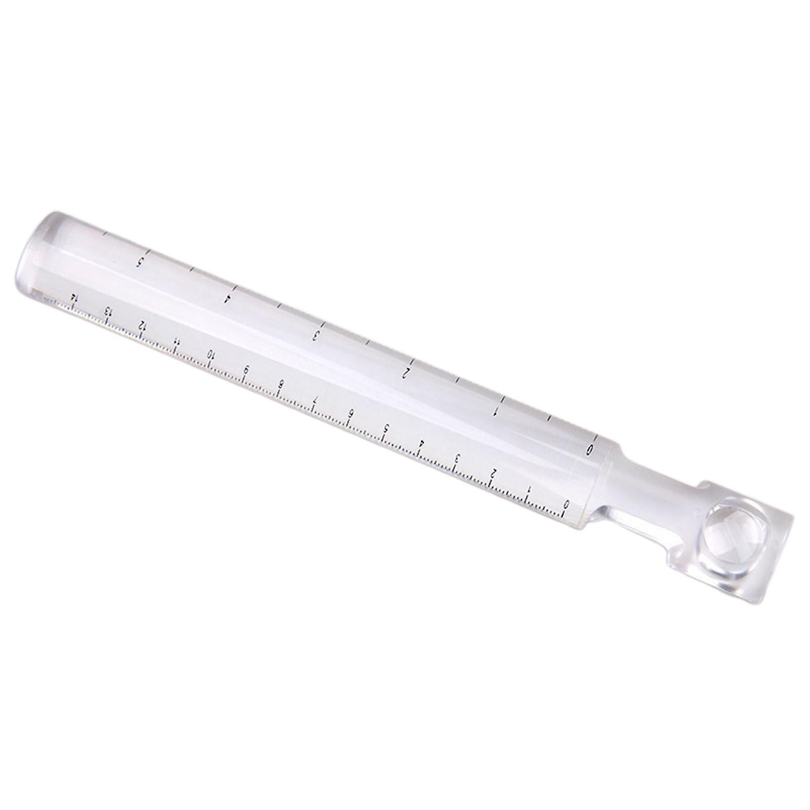 Portable Hand Held Magnifying Ruler for Reading Papers, Document, Labels