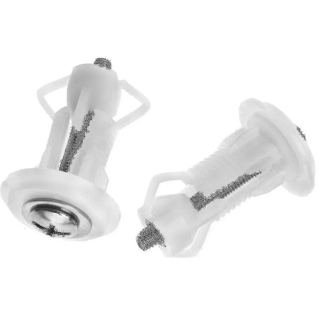 2pcs Top Fix Toilet Cover Screws Well Nut Pan Fixing Wc Blind Hole Fitting Kit For Universal Toilet
