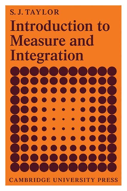 Introduction To Measure And Integration by S. J. Taylor Paperback