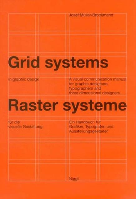 Grid Systems In Graphic Design by Josef MulllerBrockmann Paperback Book