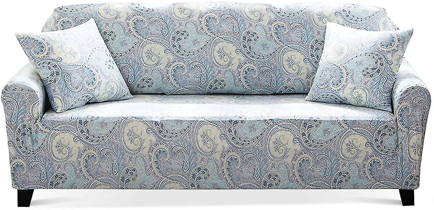 Lbq-soffa Cover Stretch Tryck Soffa Cover Soffa Möbelskydd C