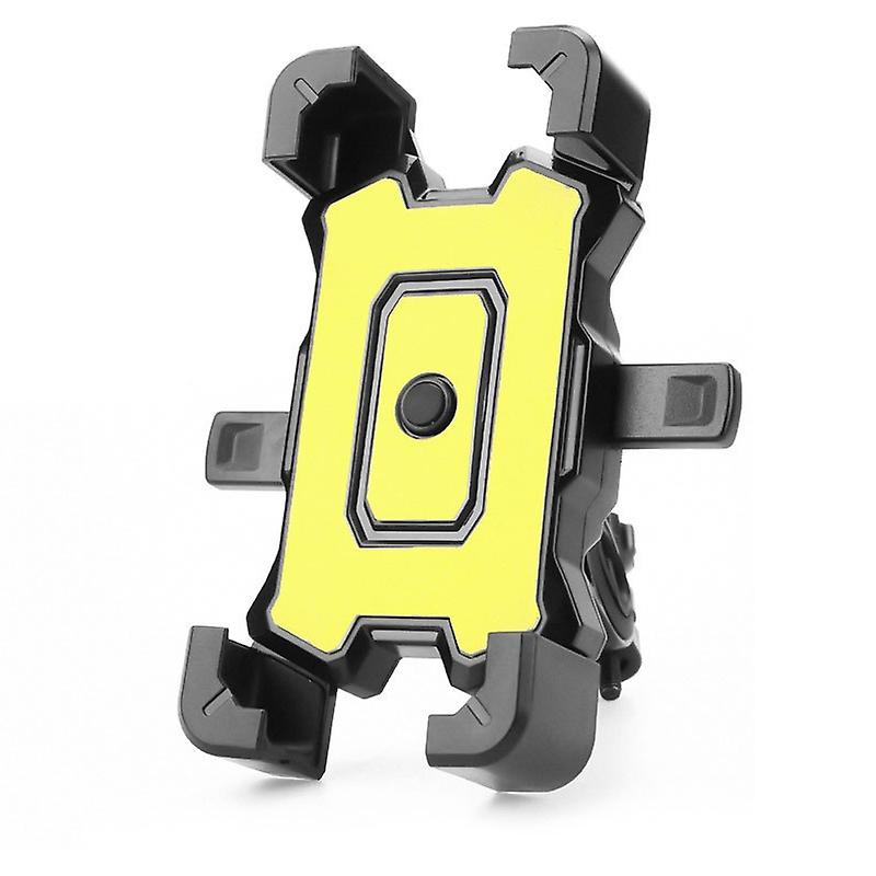 Bicycle Riding Shockproof Bracket Yellow For Handlebar