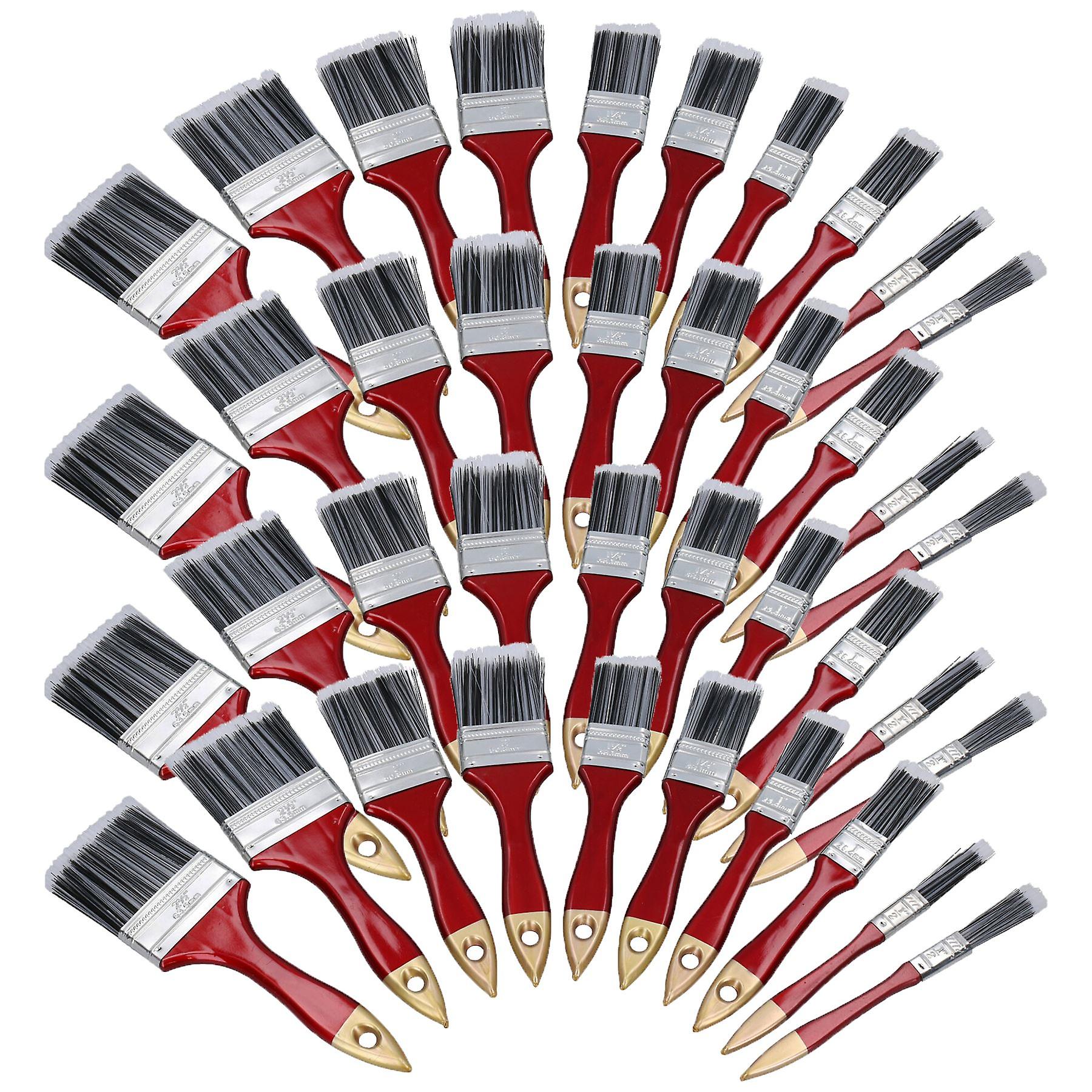 40pc Painting and Decorating Synthetic Paint Brush Brushes Set 1” – 2.5” Width