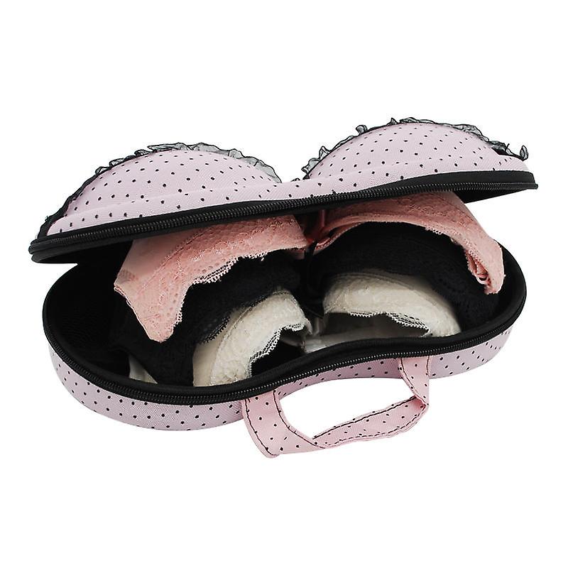 Large Capacity Bra Underwear Storage Box - Creative Travel Bag Organizer With Net, 32cm Portable Design