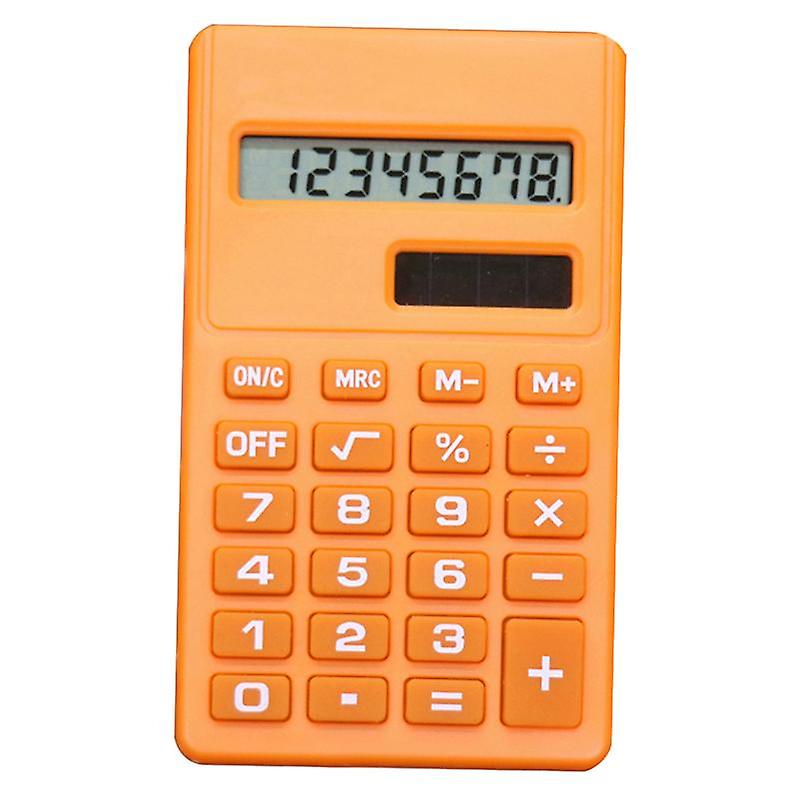 8 Digits Portable Calculator Reliable ABS Pocket Size Handheld Calculator Office Supplies