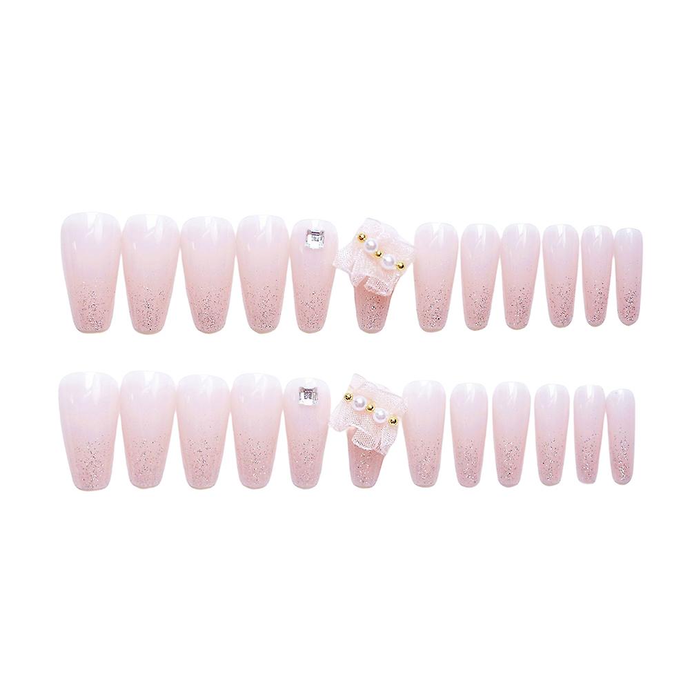 24pcs Fake Nail Patch Press-on Nails Unique Trendy Pattern Nail Pieces