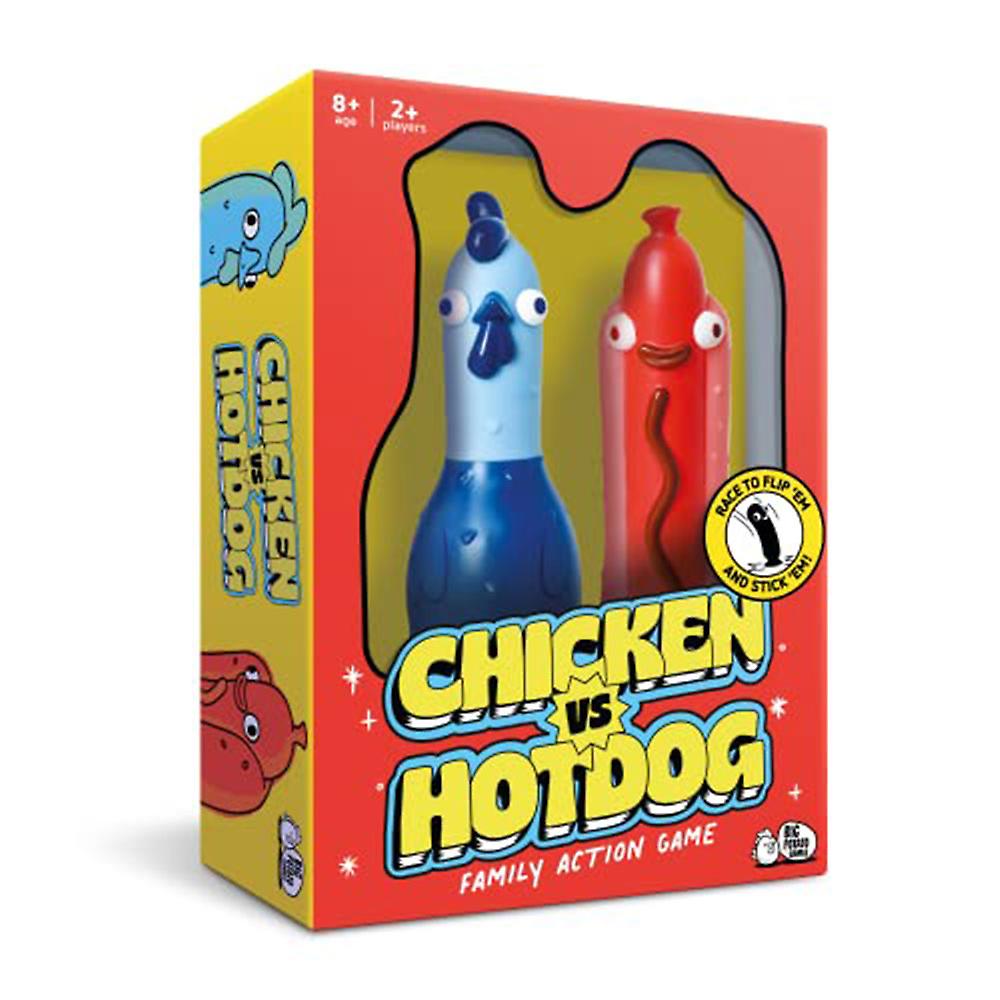 Big Potato Games Chicken vs Hotdog Family Action Game for Ages 8 and Above