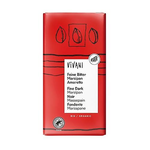 60% dark chocolate with marzipan and amaretto 100 g