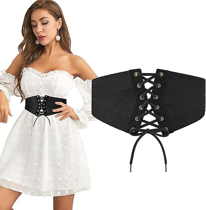 Kvinners korsettbelte, elastisk belte, justerbar lengde